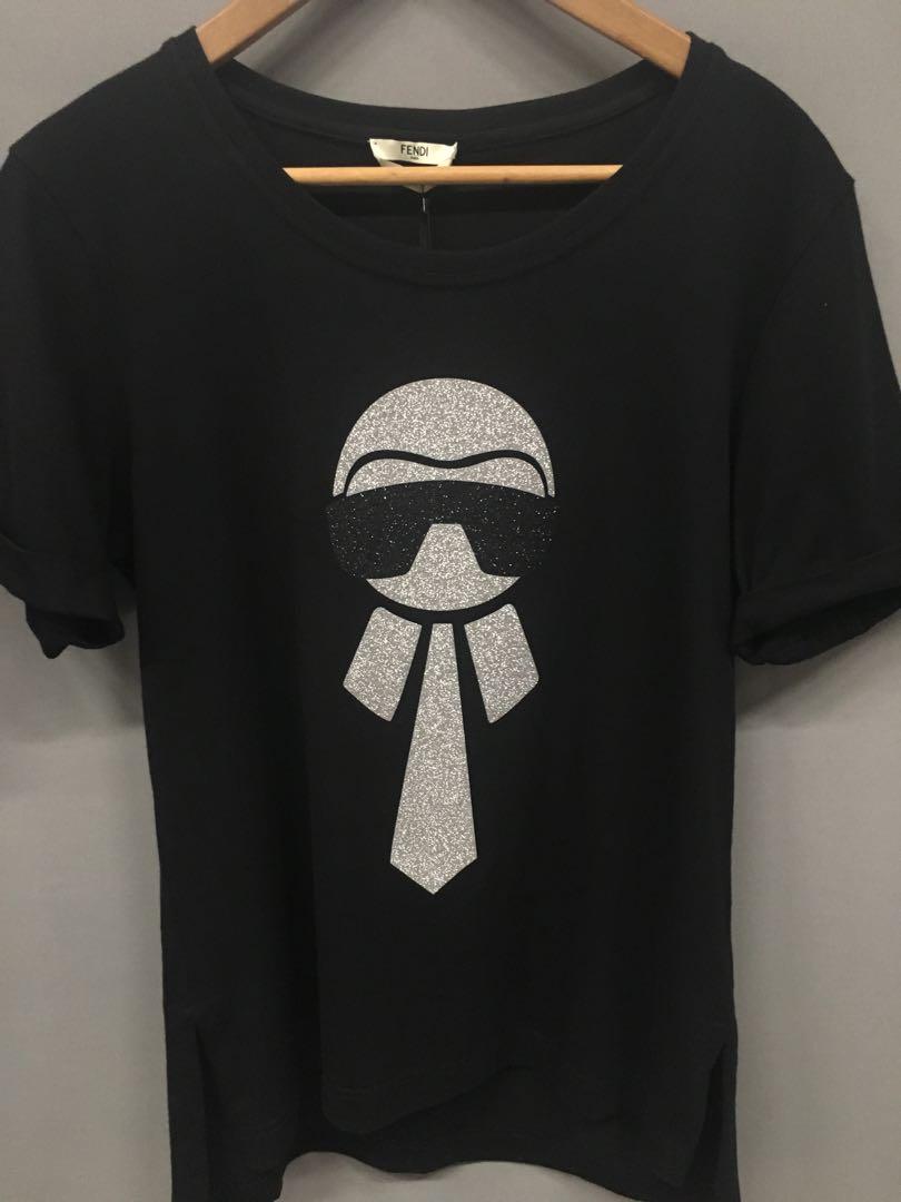 Fendi glitter store t shirt