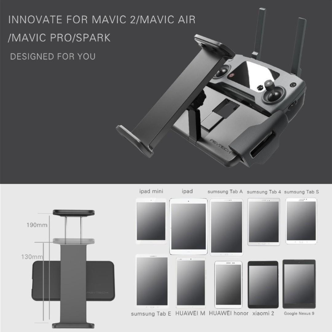 PGYTECH 360 Rotation Phone Tablet Mount iPad Tab Pad Holder RC Remote