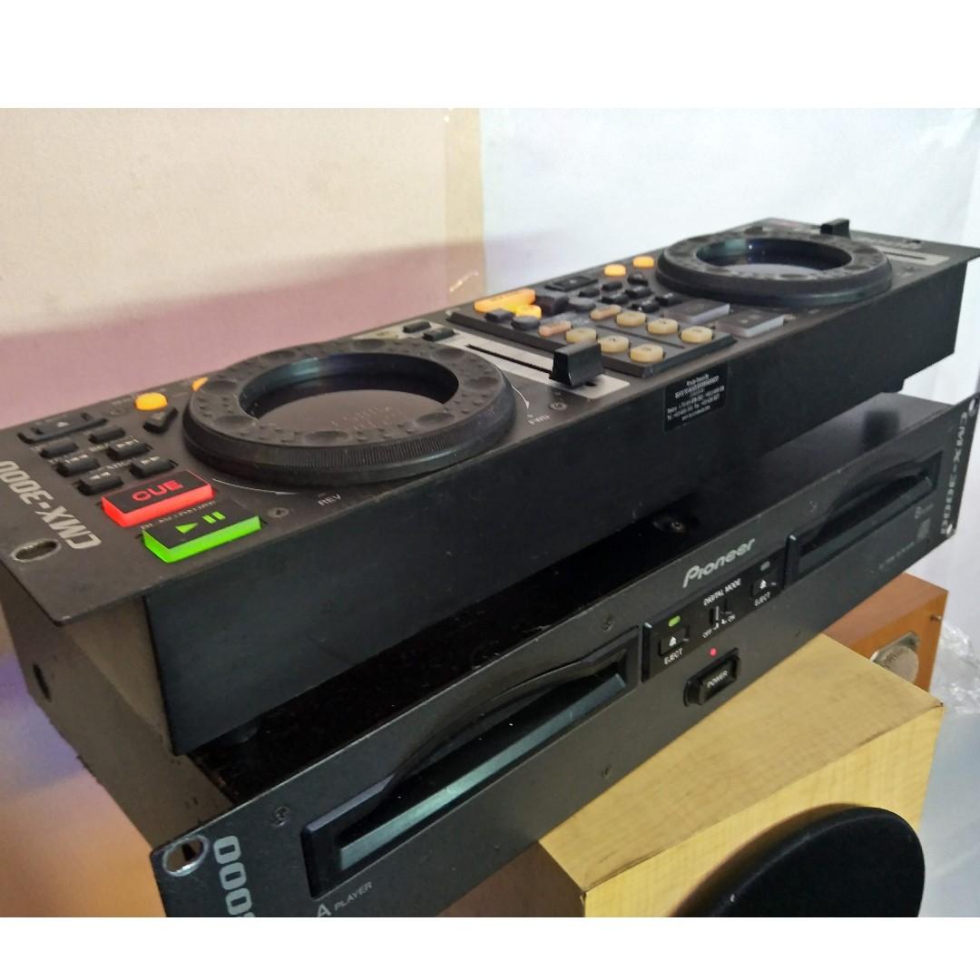 Pioneer DJ CMX-3000 Dual Rackmount CD Player, Audio, Portable