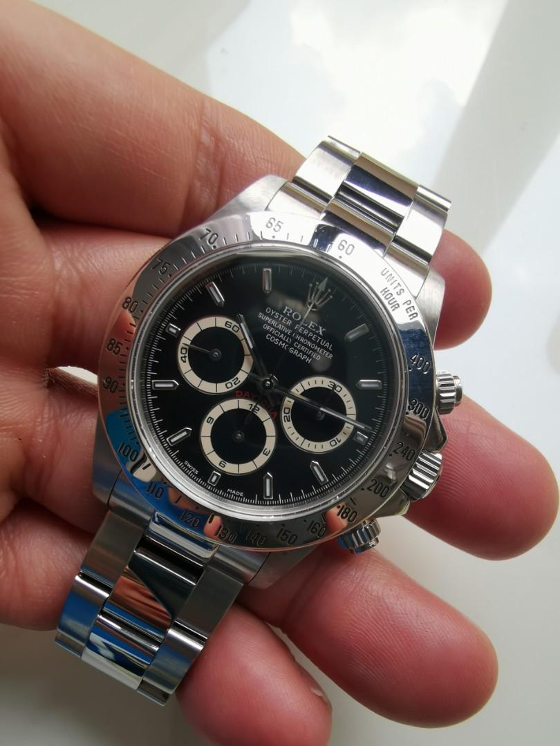 RARE Rolex Zenith Daytona 16520 A serial light 'Patrizzi' Box Papers,  Luxury, Watches on Carousell