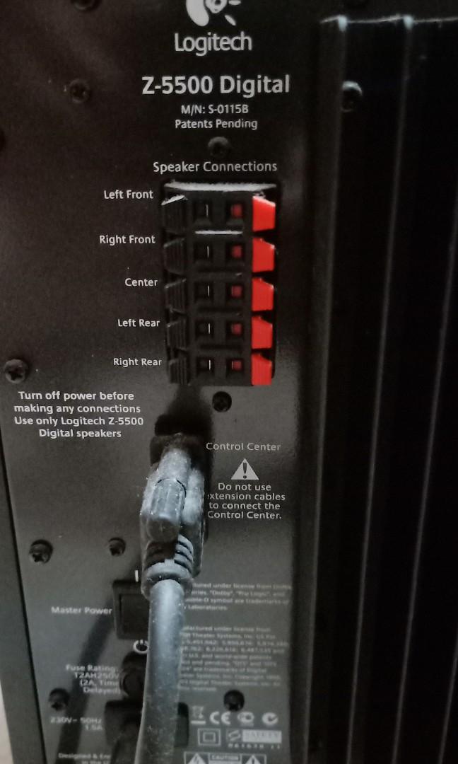 Logitech z outlet 5500 parts