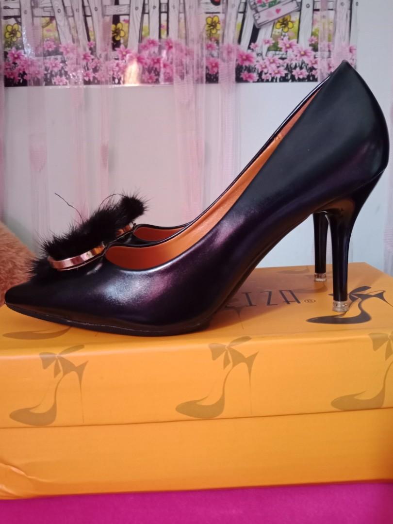 Sepatu Ori High Heels Hitam Merk Peter Keiza Uk36 Bisa Untuk Kerja Fesyen Wanita Sepatu Di Carousell