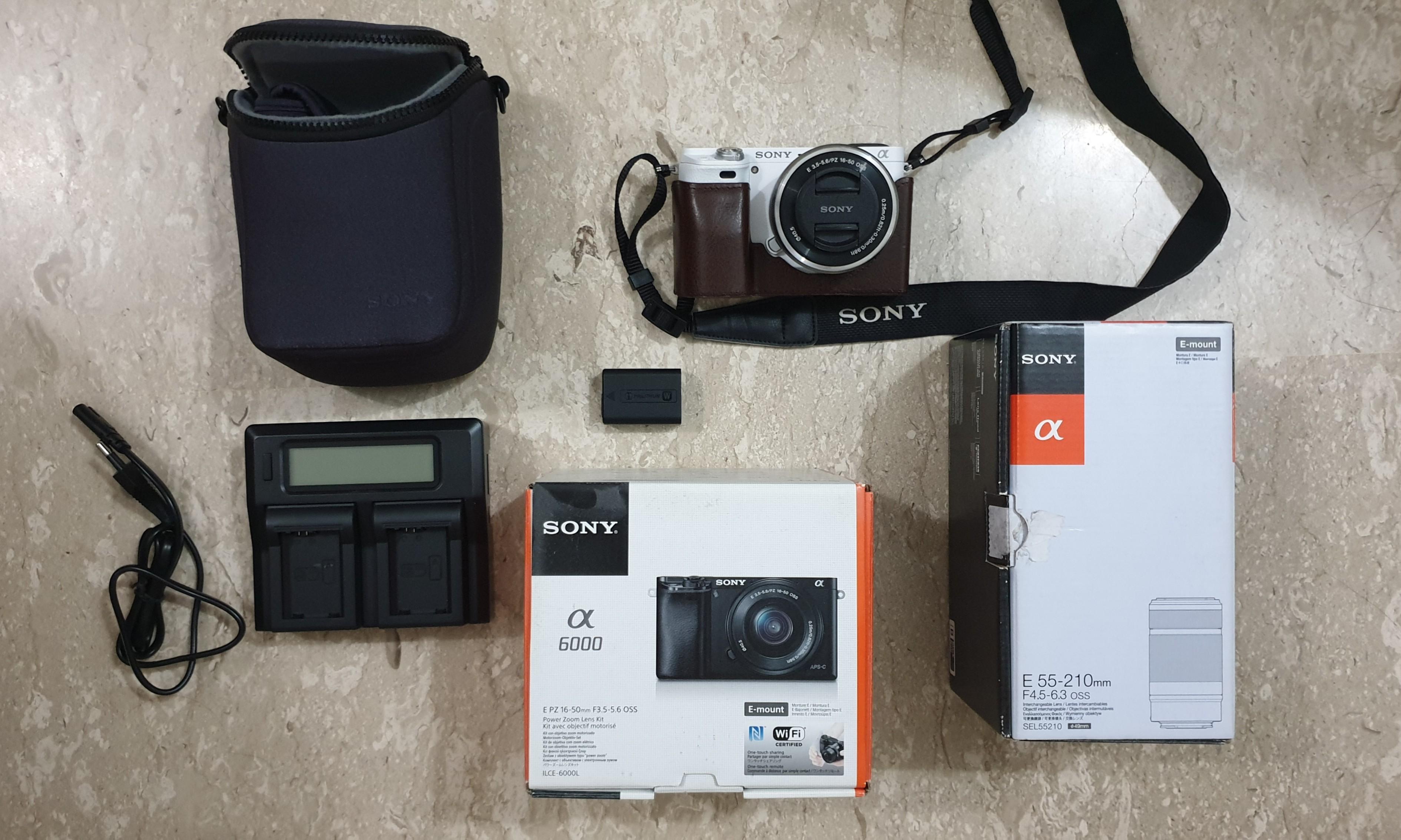 Sony A6000 Kit with Lens and Accessories, Photography, Cameras