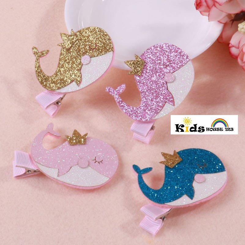 Sparkly Whale Design Hair Accessories Hairpins Hair Clip For