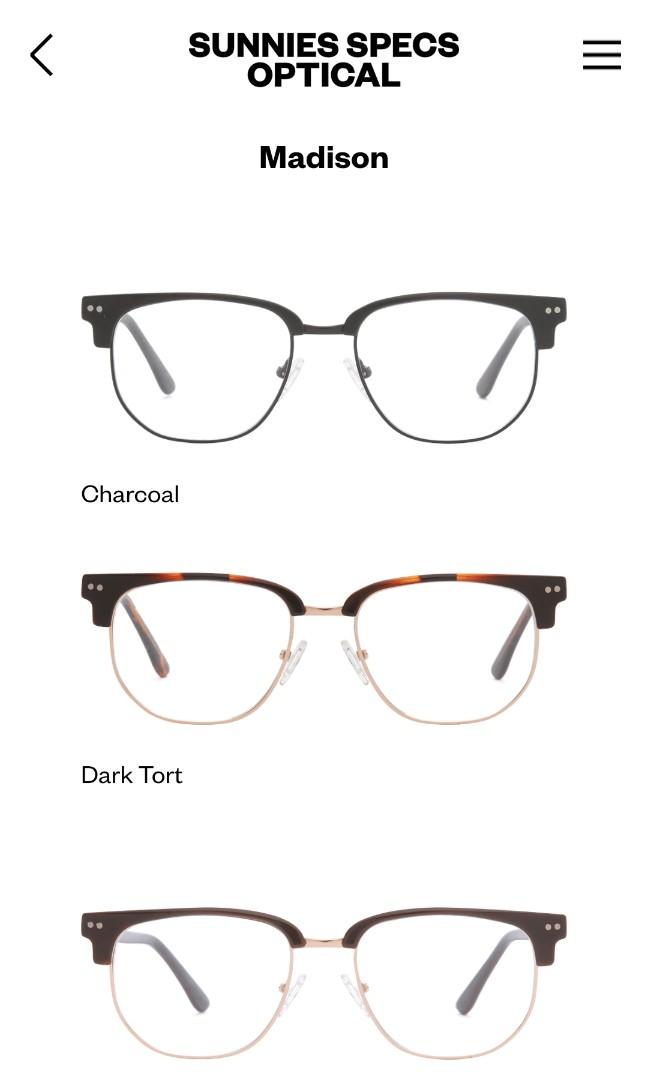 Sunnies Specs Used Frame, Women's Fashion, Watches & Accessories