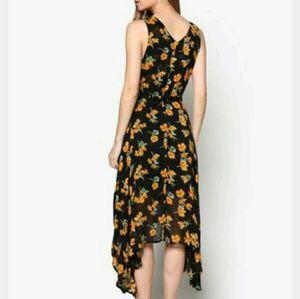 marigold wrap dress