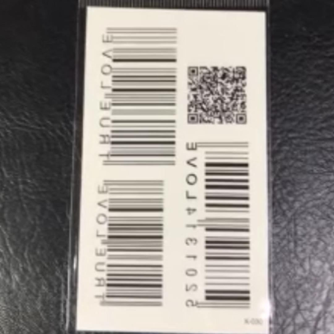 True Love Bar Code Qr Code Real Scannable Code Minimalist Temporary Tattoo Sticker Health Beauty Makeup On Carousell