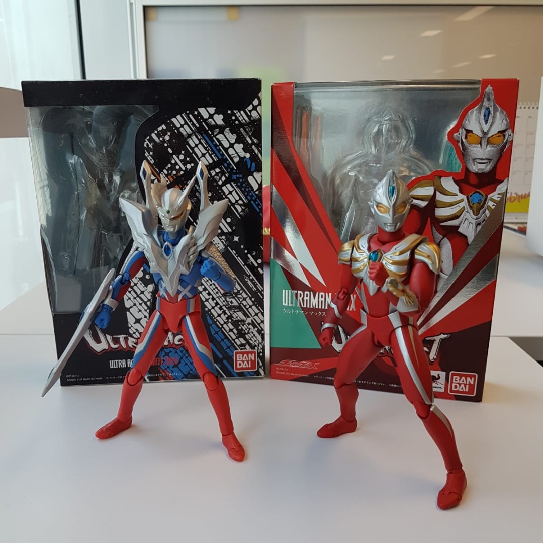 Ultra Act Ultraman Ultimate Zero And Ultraman Max Hobbies Toys Toys Games On Carousell