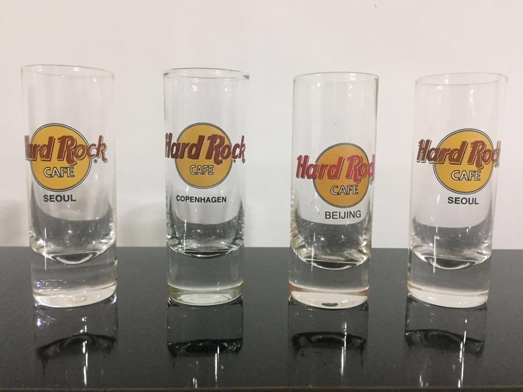 Vintage Hard Rock Cafe Shot Glass / Collectible Whiskey Glass Souvenir ...