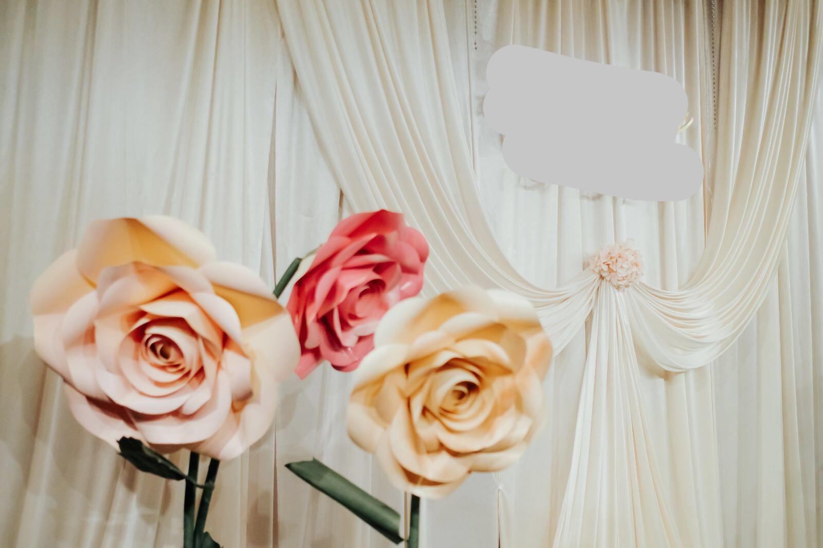 Paper Flower Backdrop Stand Diy Best Flower Site
