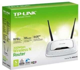 beli router wirless tplink kondisi normal