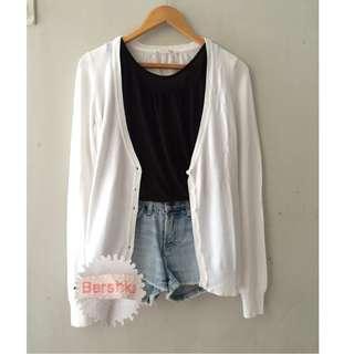 Bershka White Cardigan