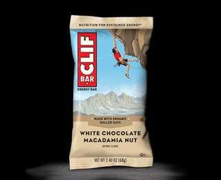 Clif White Chocolate and Macadamia Nut Energy Bars