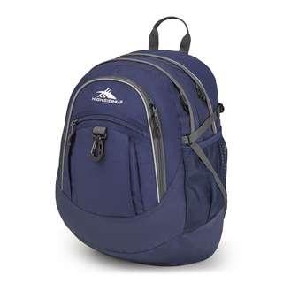 High Sierra Fatboy Unisex Backpack - NAVY BLUE