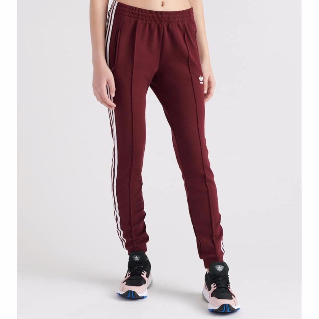 Adidas originals Colorado SST Track long pants maroon red Women s Fashion Bottoms Other Bottoms on Carousell