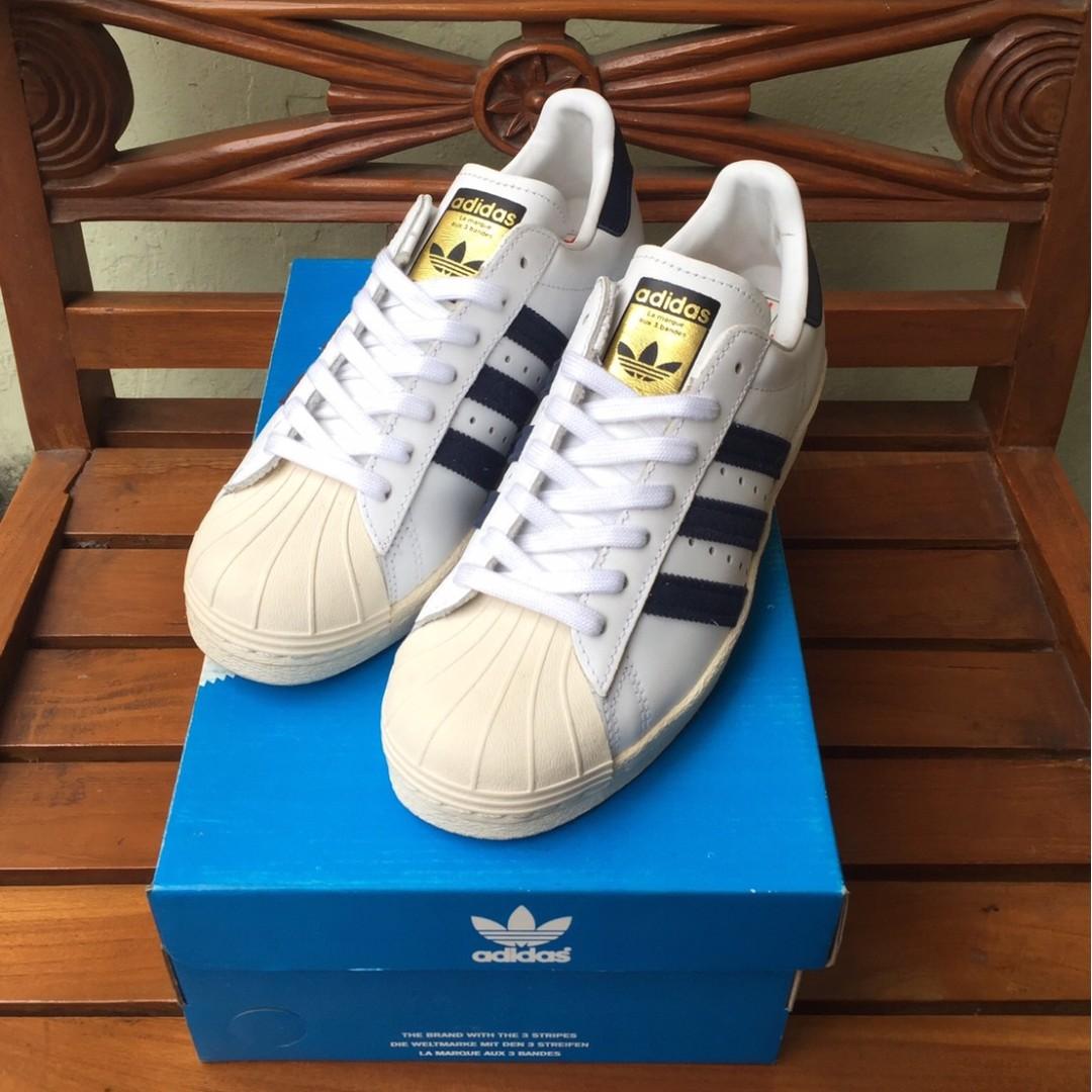 adidas superstar 80s navy