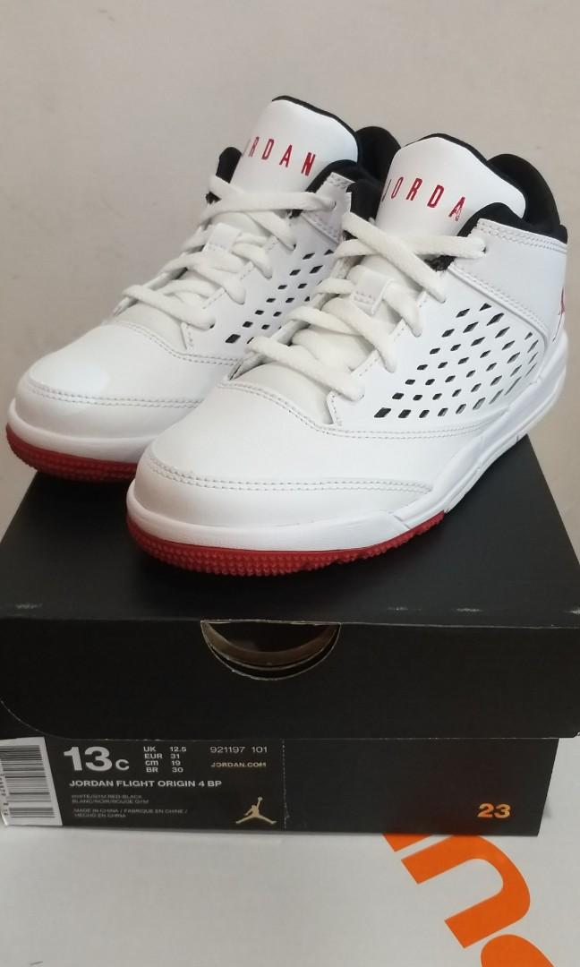 AIR JORDAN FLIGHT ORIGIN 4 SHOE, 兒童＆孕婦用品, 嬰兒及小童流行時尚- Carousell