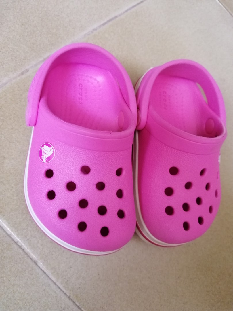 Authentic Crocs C4 for girl, Babies & Kids, Babies & Kids Fashion on ...