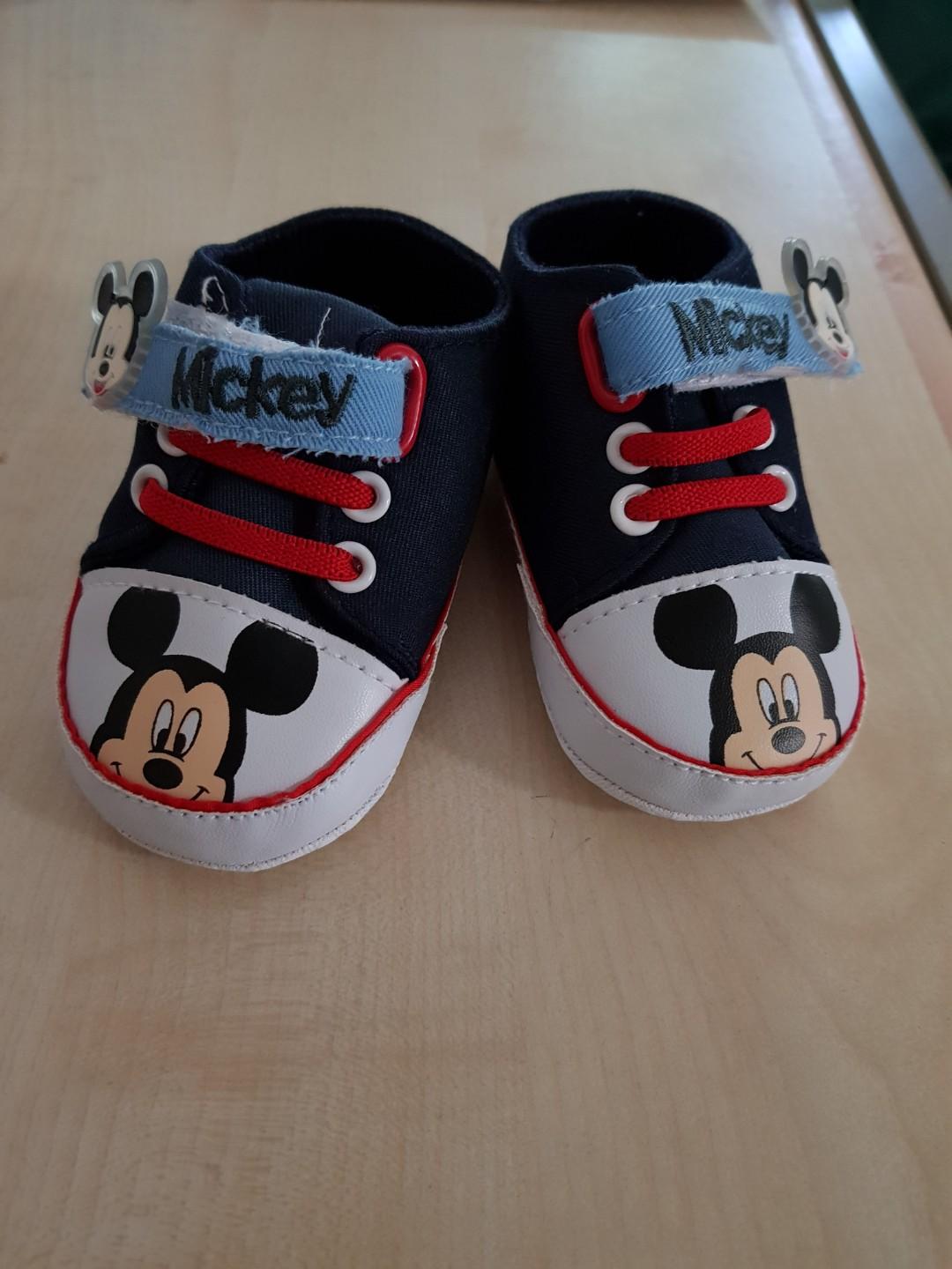 mickey mouse baby shoes