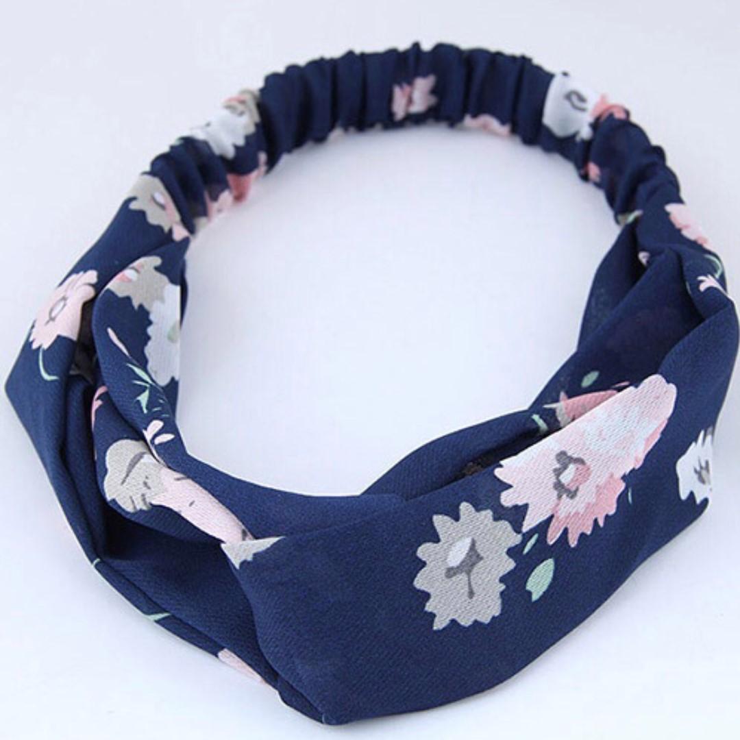  Bandana  Bunga Bando Klasik Classic Turban Headband Korea  