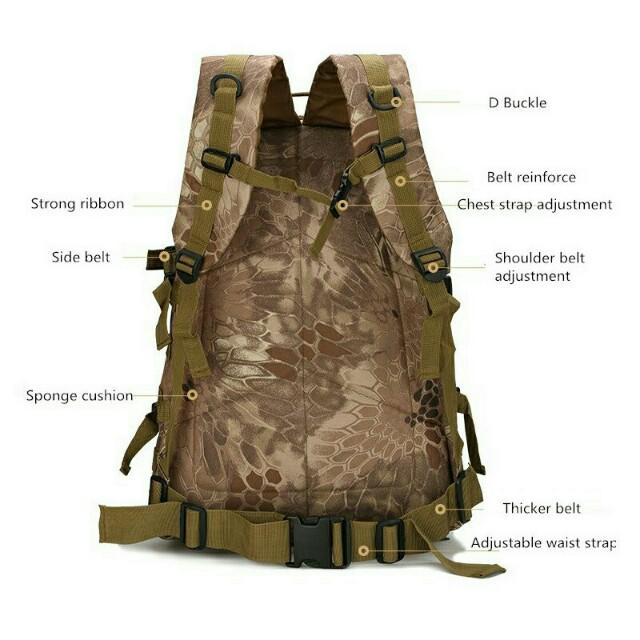 Beg Backpack PUBG level 3 Bag Tactical Bagpack, Men's Fashion, Bags ...
