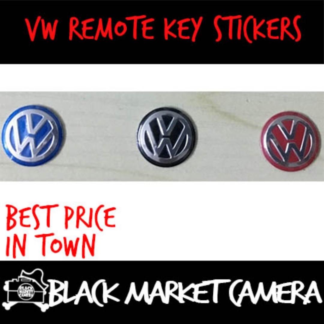 Bmc Volkswagen Car Key Remote Sticker Car Accessories