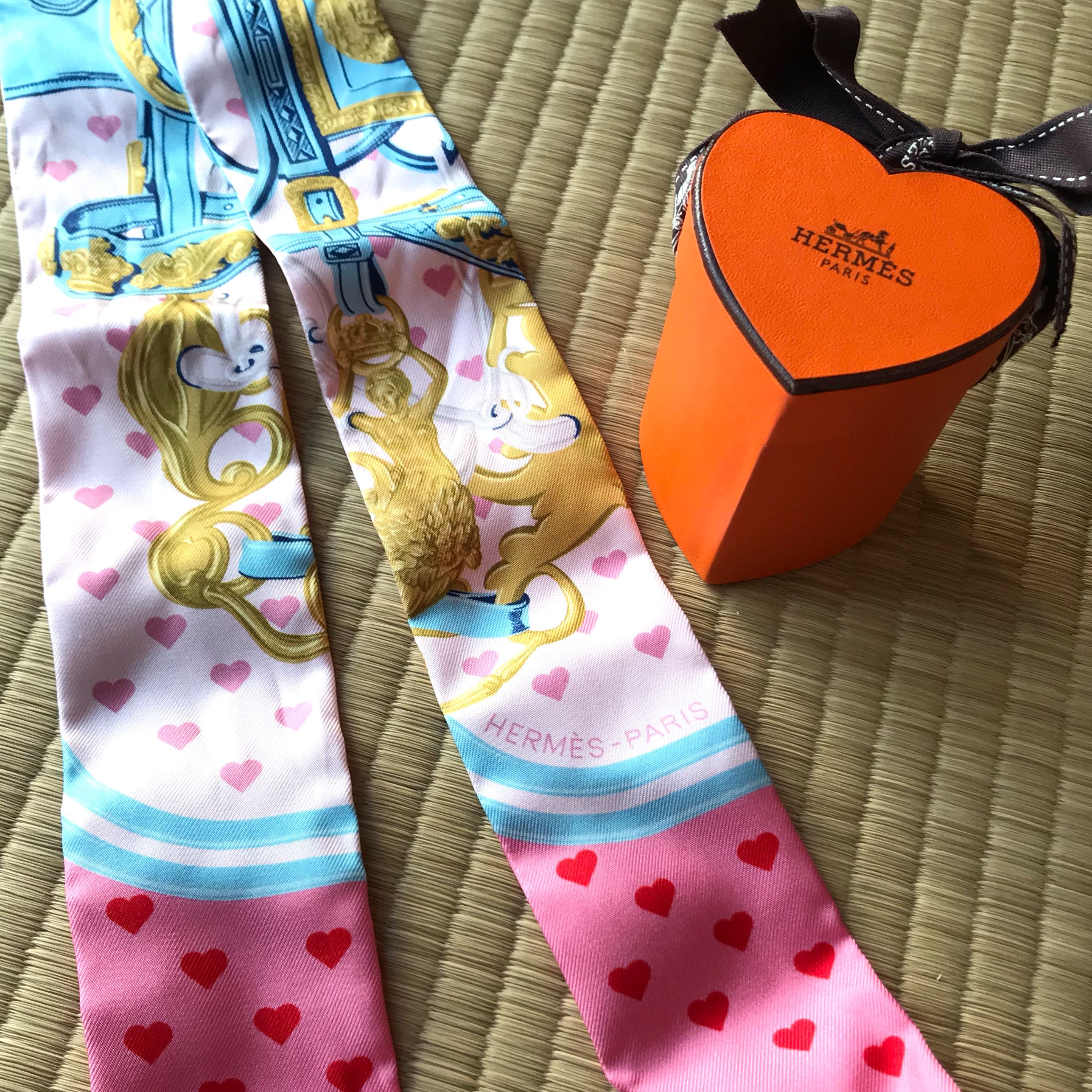 Hermes heart twilly Clearance