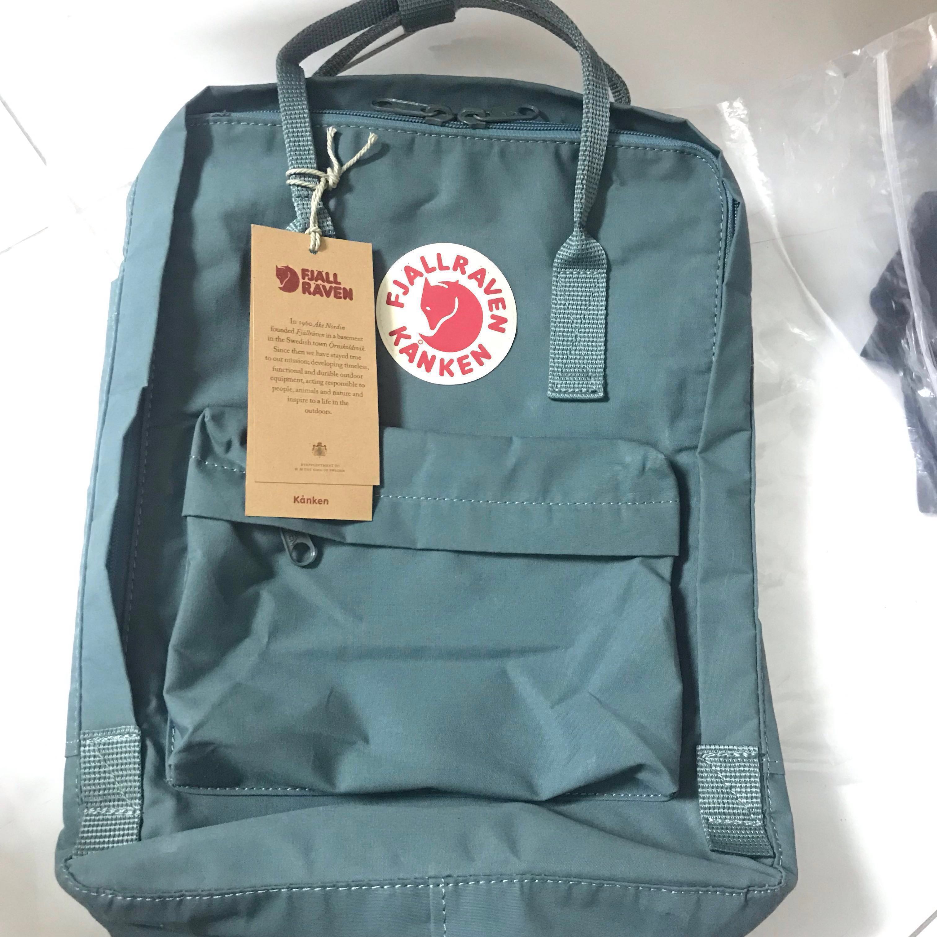kanken cream green