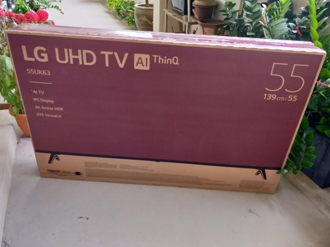 Brand New Lg 55 Inch 4k Ultra Hd Smart Led Tv Home Appliances Tvs Entertainment Systems On Carousell