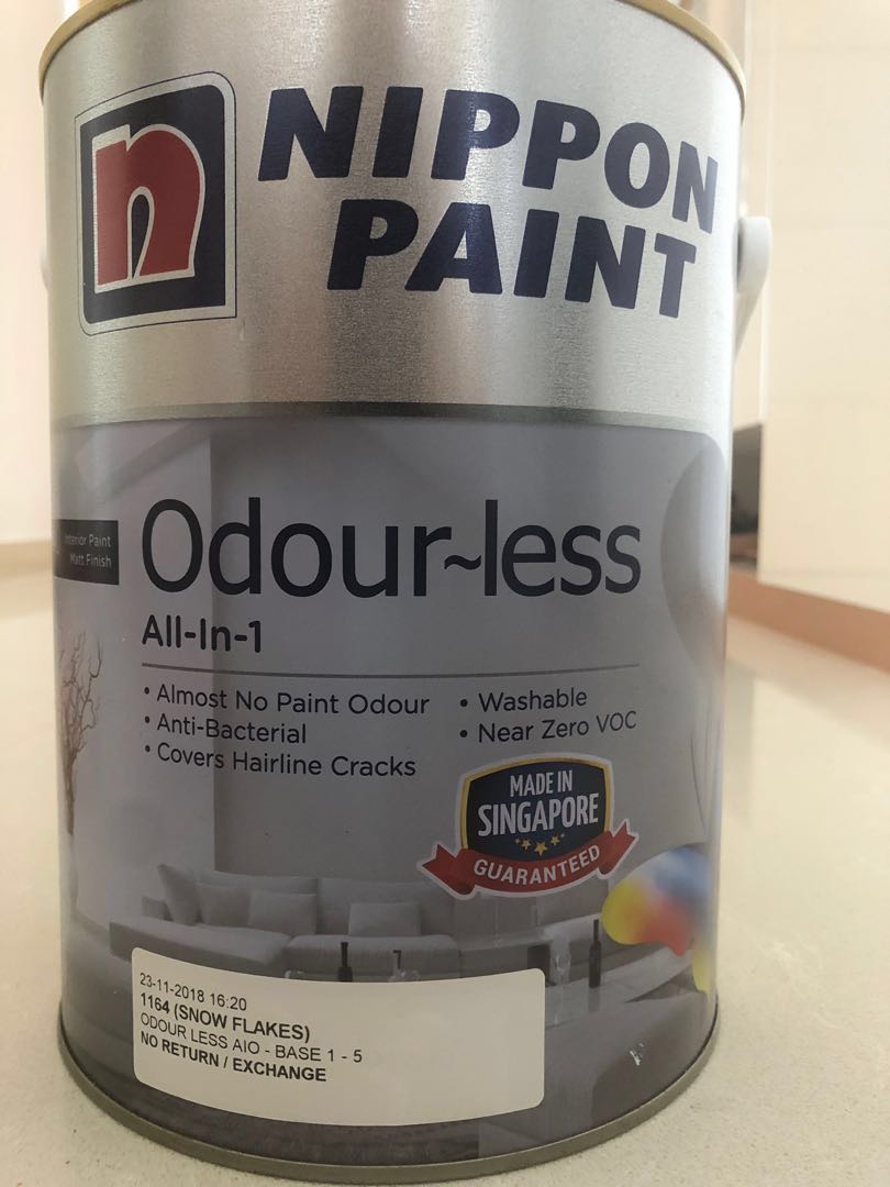 Brand New Unopened ( 1164 Snowflakes ) Nippon Paint Premium Odourless