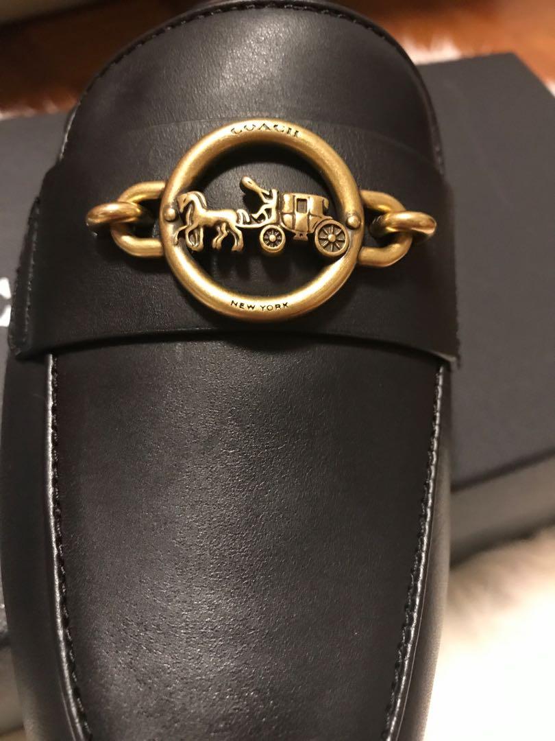 Coach scotty loafer slide Women s Fashion Footwear Flipflops