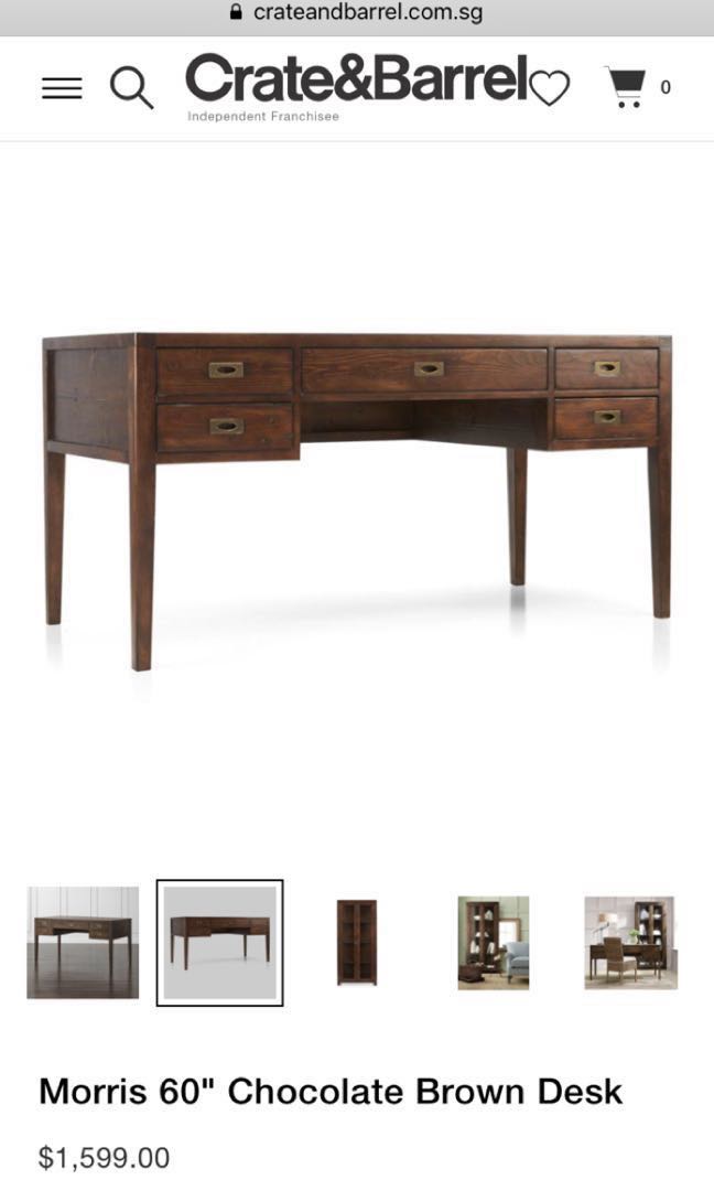 Crate Barrel Coffee Work Desk