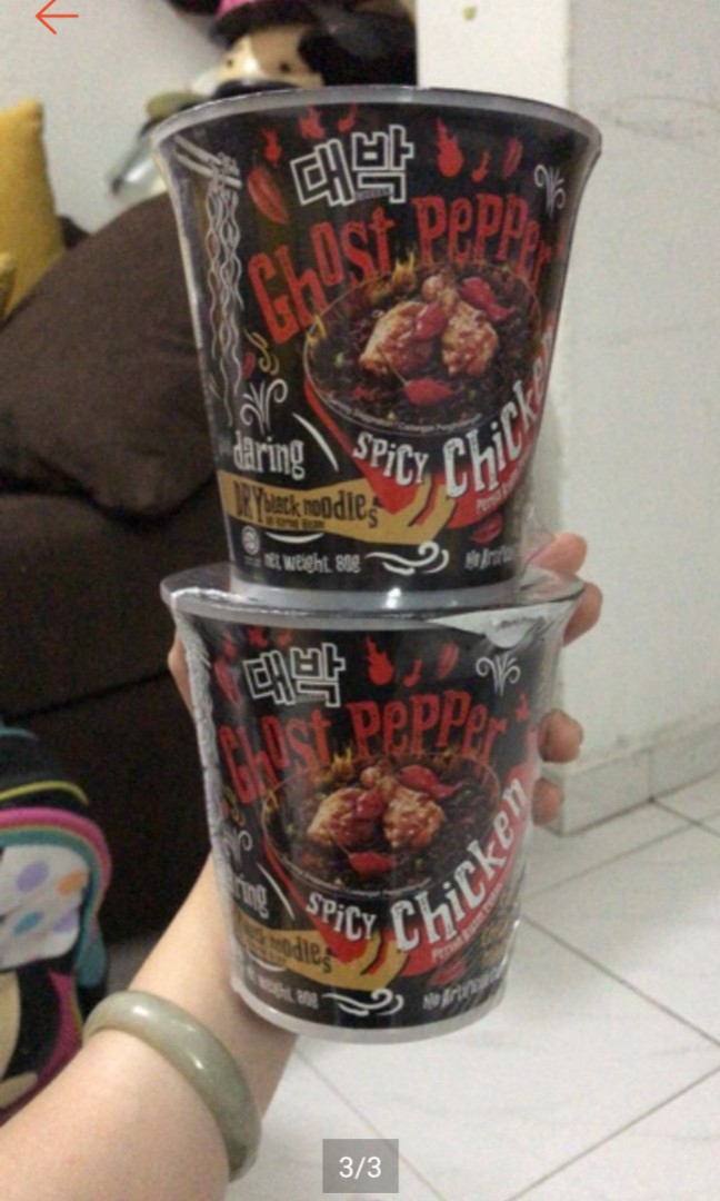 0 Cups Left Daebak Ghost Pepper Instant Noodle Food Drinks Instant Food On Carousell