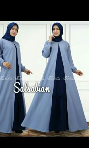 Gamis Muslim Nabila Azzahra Fesyen Wanita Muslim Fashion Lainnya On Carousell