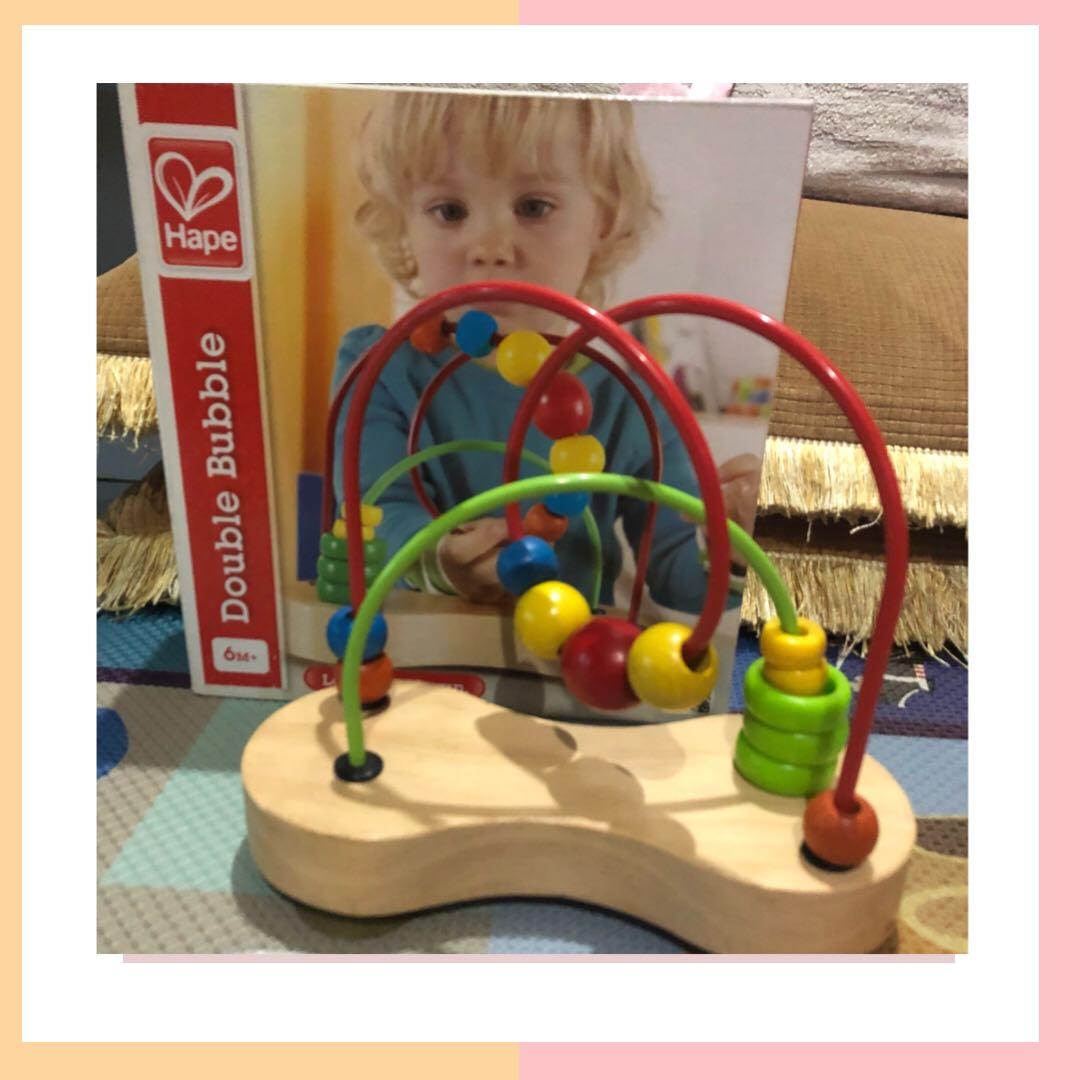Hape Wood Toys Double Bubble Bayi Anak Mainan Baby Walker Di Carousell