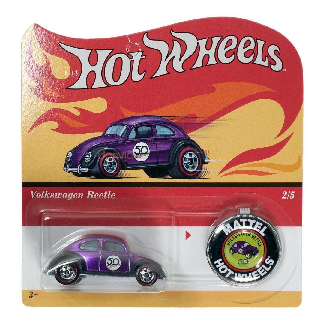 hot wheels volkswagen beetle 50th anniversary