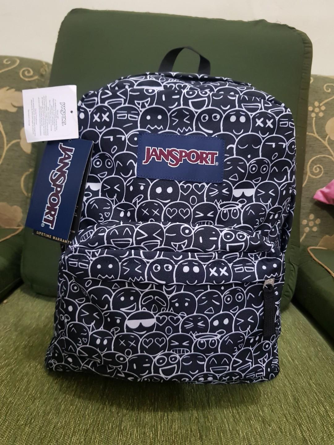 Jansport emoji crowd backpack hot sale