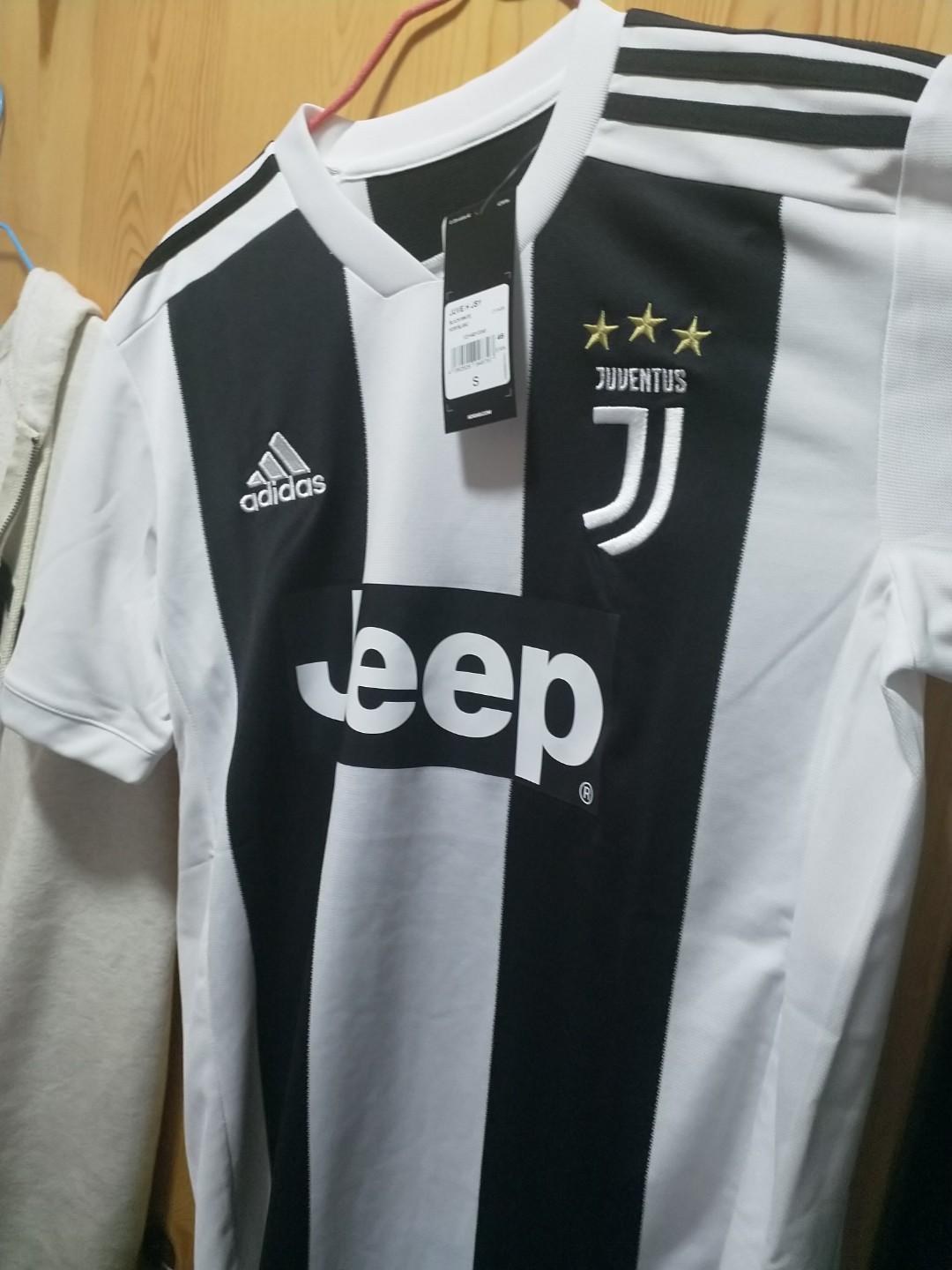 Juventus祖雲達斯18 19 Home Kit 主場球衣ronaldo C朗拿度印字s Size 細碼 男裝 運動服裝 Carousell
