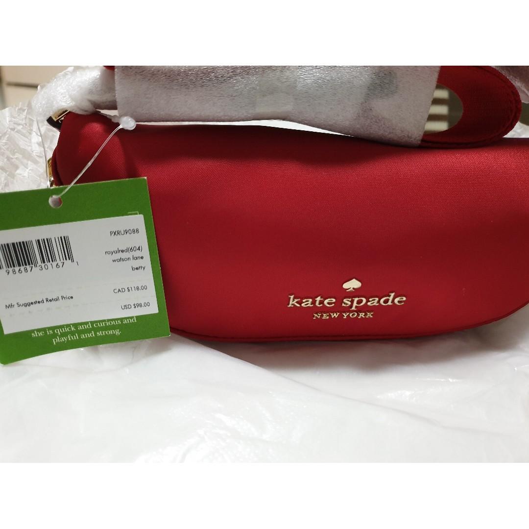 Kate Spade New York Watson Lane Betty Belt Bag Royal Red Women s Fashion Bags Wallets Purses Pouches on Carousell