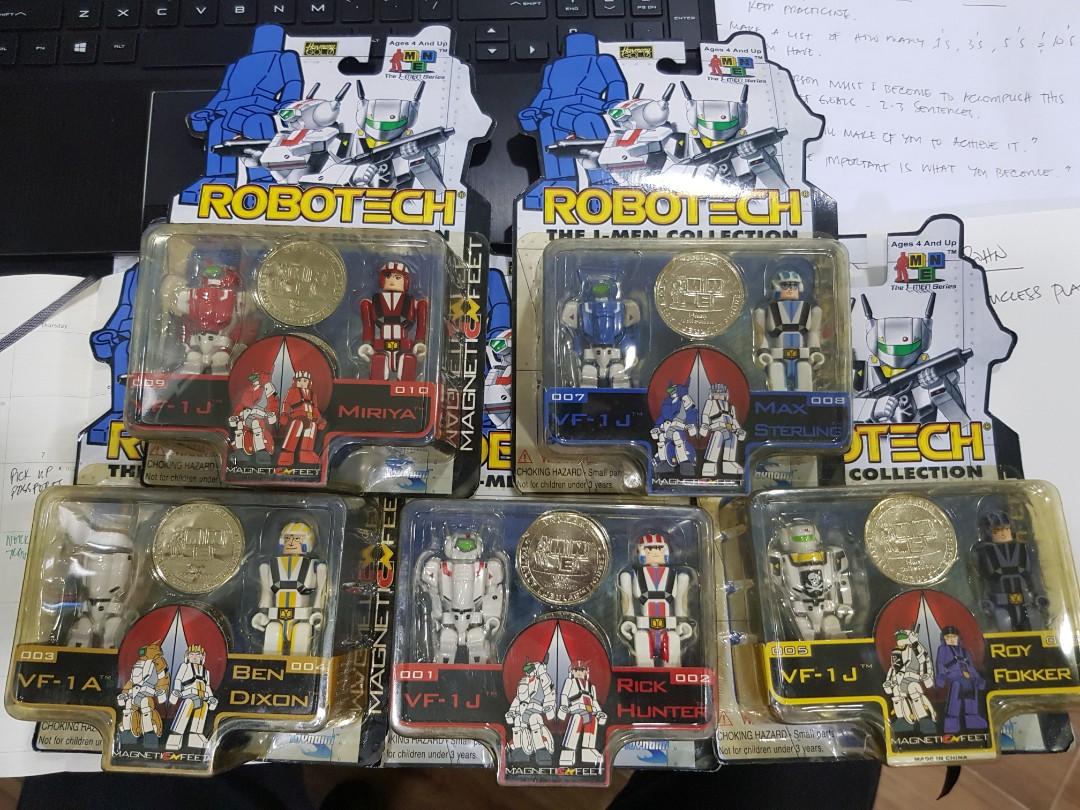 Lego type Robotech / Macross (Category: Lego & Building Sets) located in Quezon City. Submitted by toysforless (Listing ID 219308820, Image 1). Description: 5 pc set of hard to find robotech/macross lego-like figures.