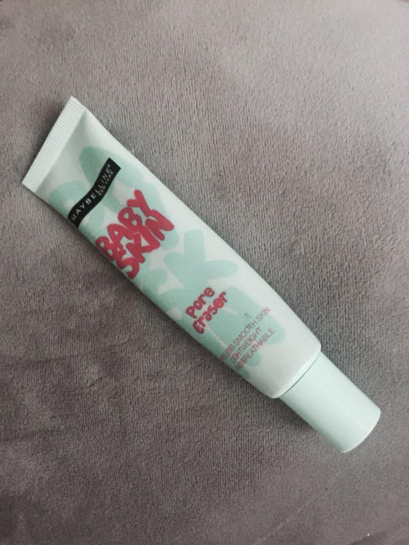 Maybelline Pore Eraser Primer (Category: Makeup) located in Las Pinas. Submitted by untouchedxo (Listing ID 160842835, Image 1). Description: Used once Rfs: I prefer Milk Makeup Blur Stick Primer :) #springcleaning #makeuptrade #sweldosale8 #carougsale #newme2019 #march300 .