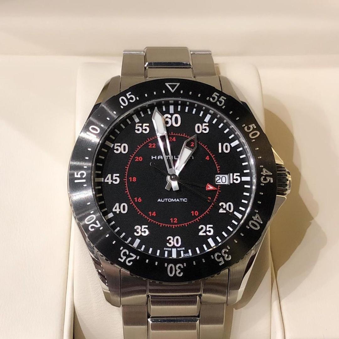 NEW HAMILTON H76755135 KHAKI PILOT GMT (76755135) HK$8,400.00