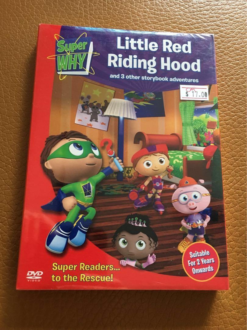 New Super Why Little Red Riding Hood And 3 Other Storybook Adventures Music And Media Cds