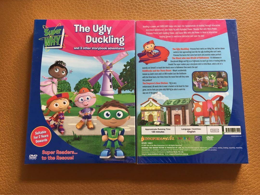  new super why the ugly duckling 3 other storybook adventures