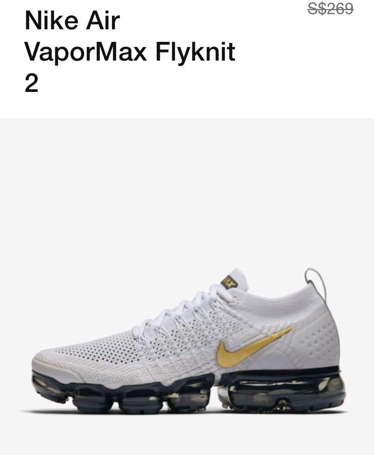 Nike Air Vapormax Flyknit 2 - UK 3.5 