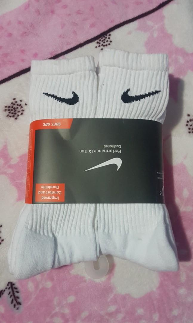 nike crew socks double sided swoosh
