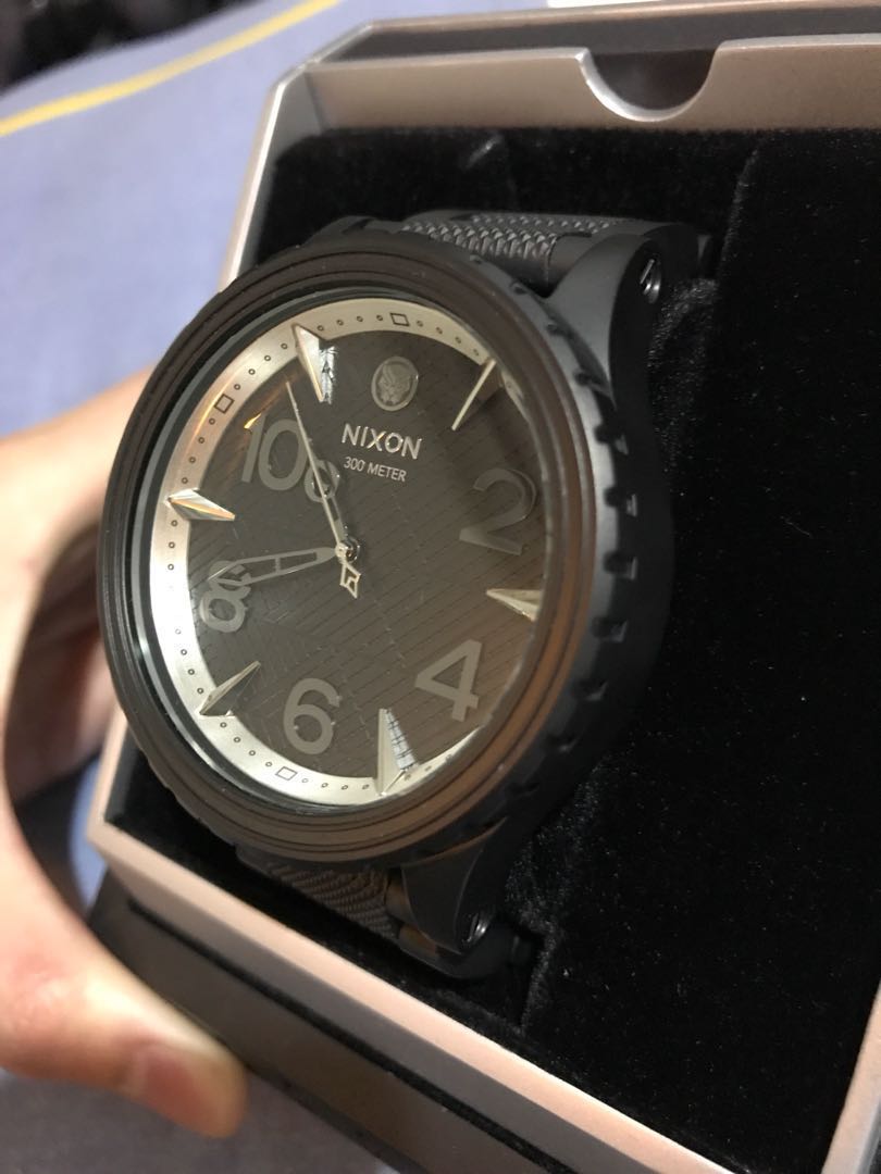 Nixon black panther watch clearance