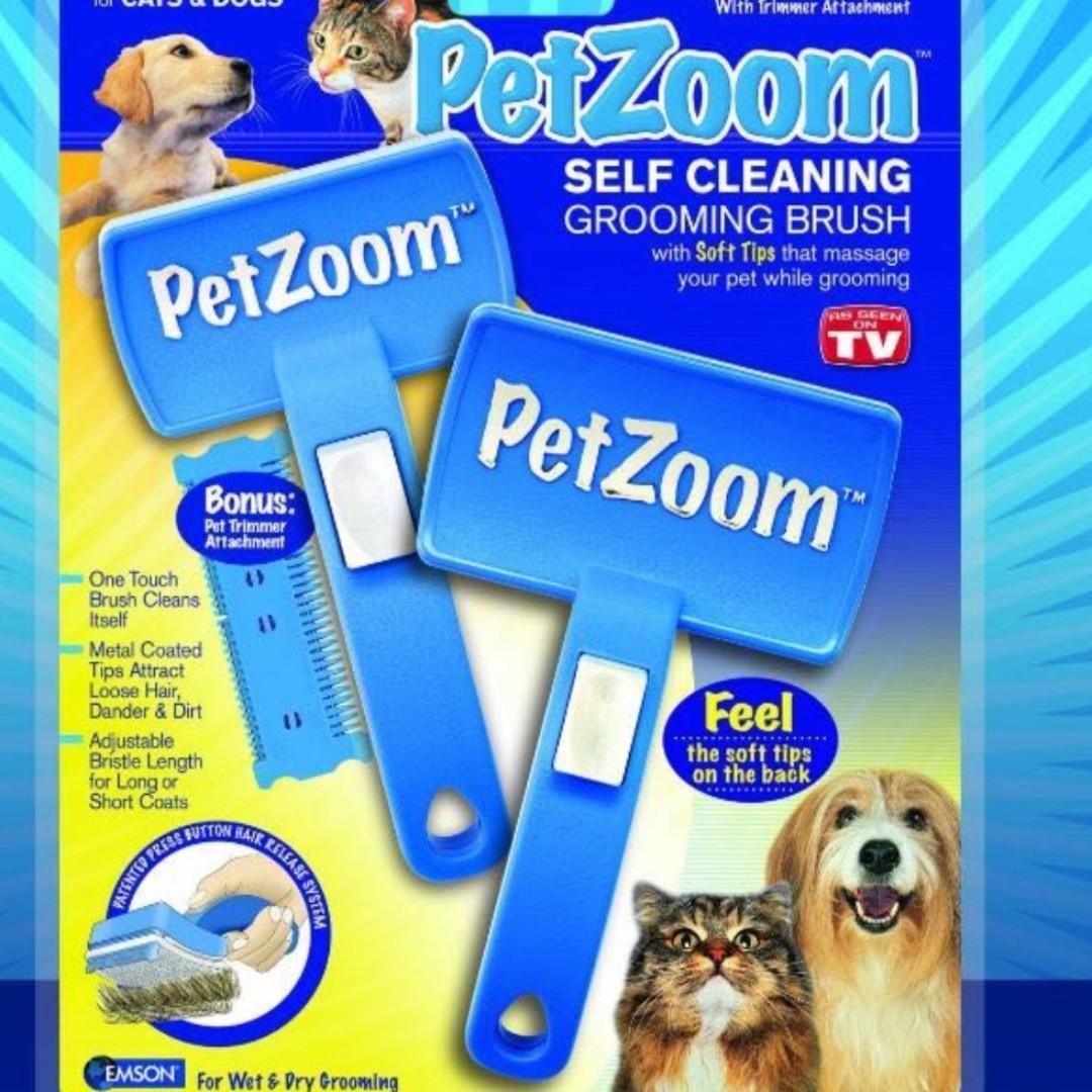 Petzoom Cleaning N Grooming Brush For Cats Dogs Pet Supplies For Dogs Health Grooming On Carousell