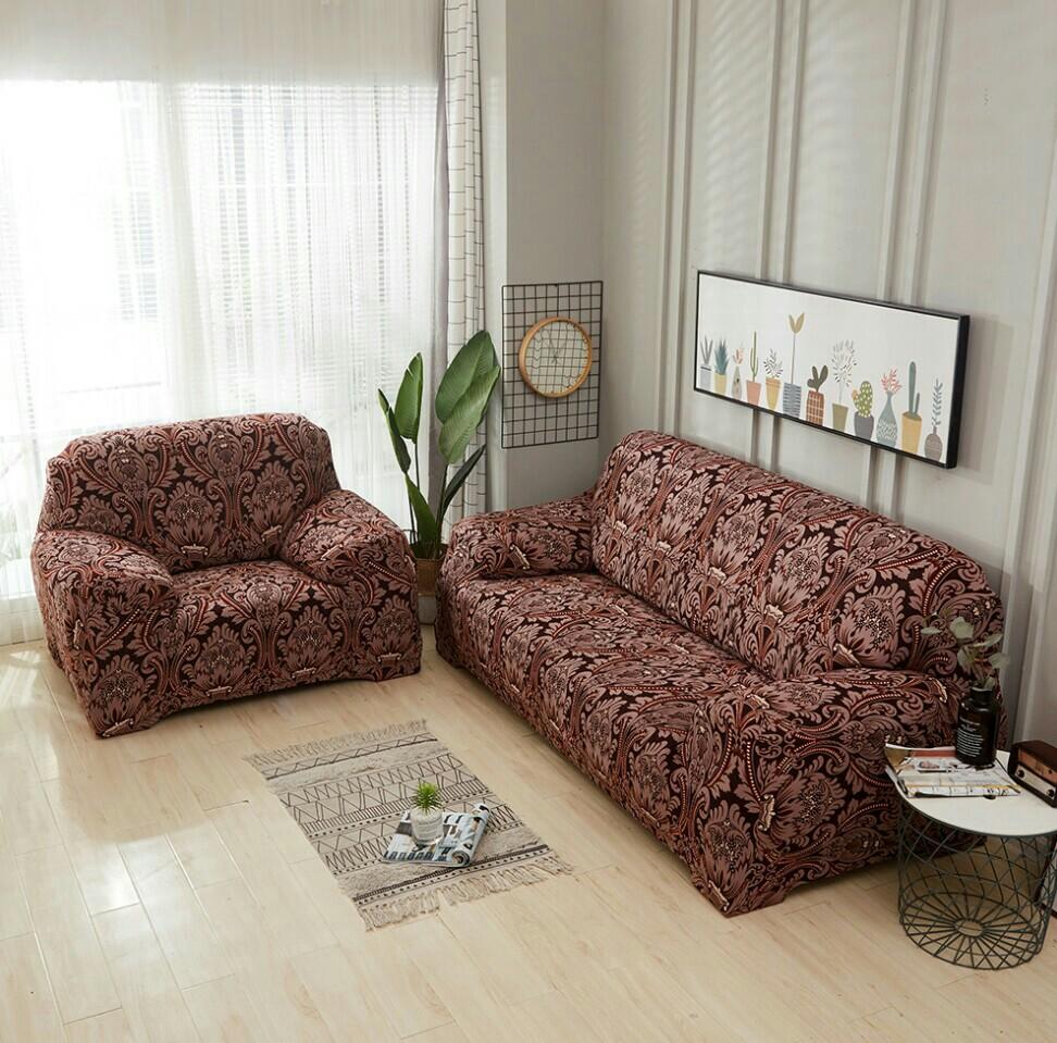 Pm For Price Elegant Stretchable Sofa Cover Furniture Sofas On Carousell