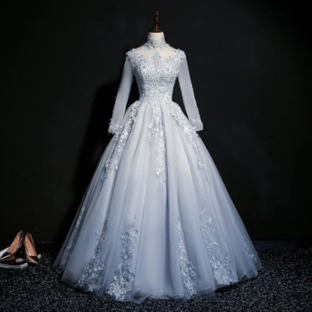 Dress wedding muslimah shop